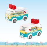 Đồ Chơi Lắp Ráp KEEPPLEY Sanrio Hello Kitty Mini Bus K20806 - Herbie Toys