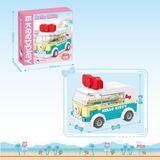 Đồ Chơi Lắp Ráp KEEPPLEY Sanrio Hello Kitty Mini Bus K20806 - Herbie Toys