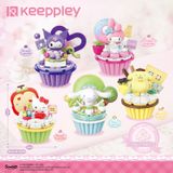 Đồ Chơi Lắp Ráp KEEPPLEY Sanrio Cupcake-Kuromi K20817