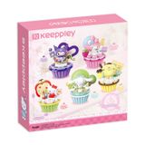 Đồ Chơi Lắp Ráp KEEPPLEY Sanrio Cupcake-Hello Kitty K20813