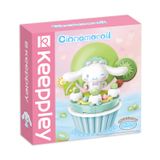 Đồ Chơi Lắp Ráp KEEPPLEY Sanrio Cupcake-Cinnamorall K20815