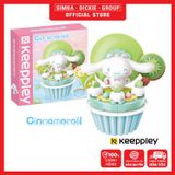 Đồ Chơi Lắp Ráp KEEPPLEY Sanrio Cupcake-Cinnamorall K20815