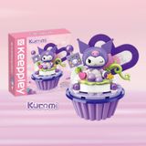 Đồ Chơi Lắp Ráp KEEPPLEY Sanrio Cupcake-Kuromi K20817