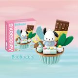 Đồ Chơi Lắp Ráp KEEPPLEY Sanrio Cupcake-Pochacco K20821
