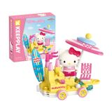 Đồ Chơi Lắp Ráp KEEPPLEY Sanrio Sunbath K20830