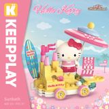 Đồ Chơi Lắp Ráp KEEPPLEY Sanrio Sunbath K20830
