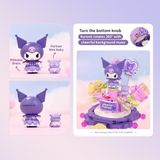 Đồ Chơi Lắp Ráp KEEPPLAY Sanrio Kuromi Sugar Bomb Music Box K20839 - Herbie Toys