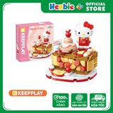 Đồ Chơi Lắp Ráp KEEPPLAY Sanrio Hello Kitty Sweet Apple Pie K20859 - Herbie Toys