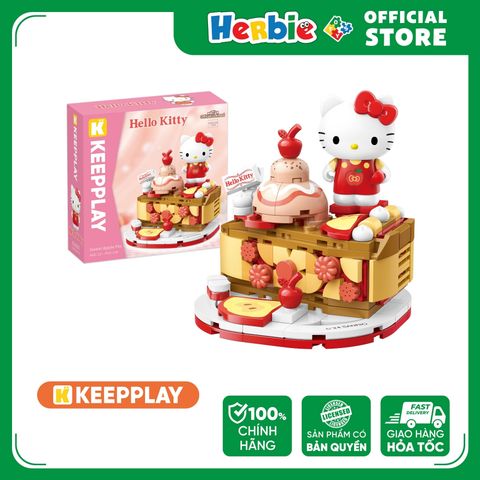 Đồ Chơi Lắp Ráp KEEPPLAY Sanrio Hello Kitty Sweet Apple Pie K20859 - Herbie Toys