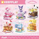 Đồ Chơi Lắp Ráp KEEPPLAY Sanrio Hello Kitty Sweet Apple Pie K20859 - Herbie Toys