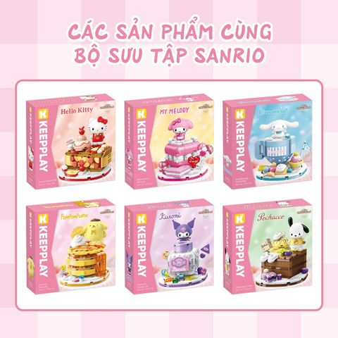 Đồ Chơi Lắp Ráp KEEPPLAY Sanrio Hello Kitty Sweet Apple Pie K20859 - Herbie Toys