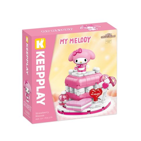 Đồ Chơi Lắp Ráp KEEPPLAY Sanrio My Melody Strawberry Mousse K20860 - Herbie Toys