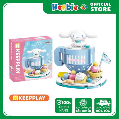 Đồ Chơi Lắp Ráp KEEPPLAY Sanrio Cinnamoroll Comforting Hot Drink K20861 - Herbie Toys