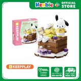 Đồ Chơi Lắp Ráp KEEPPLAY Sanrio Pochacco Chocolate Cake K20864 - Herbie Toys