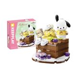 Đồ Chơi Lắp Ráp KEEPPLAY Sanrio Pochacco Chocolate Cake K20864 - Herbie Toys