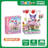 Đồ Chơi Lắp Ráp KEEPPLAY Sanrio Kuromi Strawberry Store K20870 - Herbie Toys