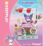 Đồ Chơi Lắp Ráp KEEPPLAY Sanrio Kuromi Strawberry Store K20870 - Herbie Toys