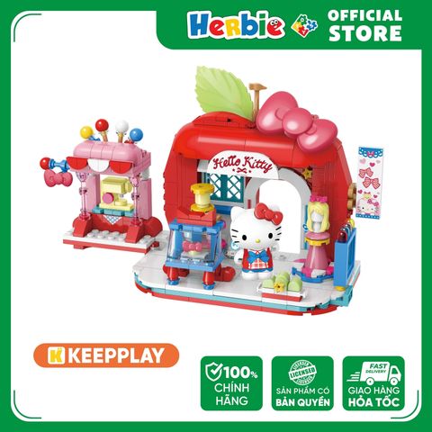 Đồ Chơi Lắp Ráp KEEPPLAY Sanrio Hello Kitty Bow DIY Studio K20890 - Herbie Toys
