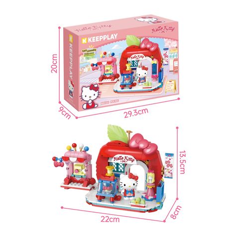 Đồ Chơi Lắp Ráp KEEPPLAY Sanrio Hello Kitty Bow DIY Studio K20890 - Herbie Toys