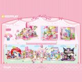 Đồ Chơi Lắp Ráp KEEPPLAY Sanrio My Melody Floral Cafe K20891 - Herbie Toys