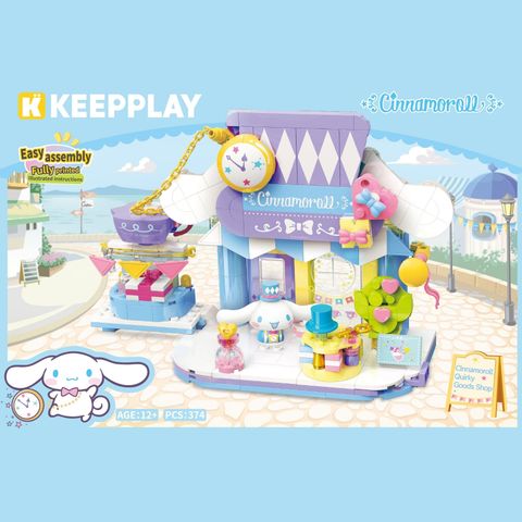 Đồ Chơi Lắp Ráp KEEPPLAY Sanrio Cinnamoroll Quirky Goods Shop K20892 - Herbie Toys