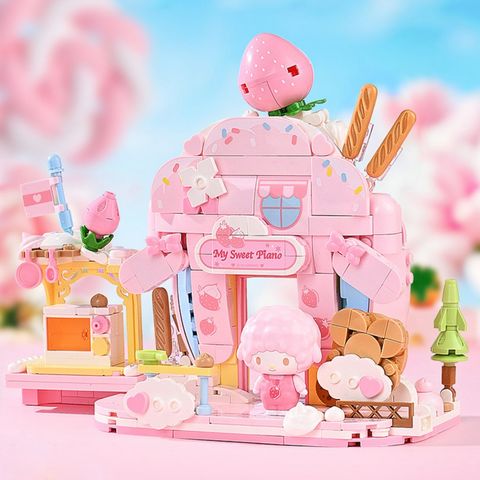 Đồ Chơi Lắp Ráp KEEPPLAY Sanrio My Sweet Piano Soothing Bakery K20894 - Herbie Toys