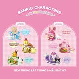 [BLINDBOX] Đồ Chơi Lắp Ráp Hộp Mù KEEPPLAY Sanrio Snack Shop Blind Box K20897 - Herbie Toys