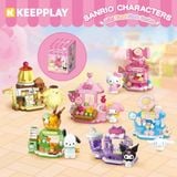 [BLINDBOX] Đồ Chơi Lắp Ráp Hộp Mù KEEPPLAY Sanrio Snack Shop Blind Box K20897 - Herbie Toys