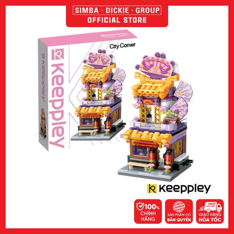 Đồ Chơi Lắp Ráp KEEPPLEY City Corner Folding Fan Shop Building Blocks K28001