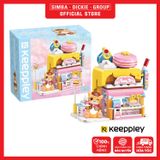 Đồ Chơi Lắp Ráp KEEPPLEY Lovely Street Red Cat Cake Shop Building Blocks K28006