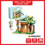 Đồ Chơi Lắp Ráp KEEPPLEY Lovely Street ASH Cat Milk Tea Shop Building Blocks K28007