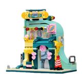 Đồ Chơi Lắp Ráp KEEPPLEY Lovely Street Husky Skate Shop Building Blocks K28009