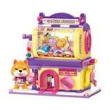 Đồ Chơi Lắp Ráp KEEPPLEY Shiba Inu Gashapon Machine Building Blocks K28010