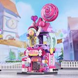 Đồ Chơi Lắp Ráp KEEPPLEY City Corner Sky Candy Shop Building Blocks K28012