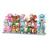Đồ Chơi Lắp Ráp KEEPPLEY City Corner Sky Candy Shop Building Blocks K28012