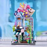Đồ Chơi Lắp Ráp KEEPPLEY City Corner Greenness Flower Store Building Blocks K28016