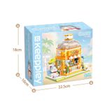 Đồ Chơi Lắp Ráp KEEPPLEY Lovely Street British Short Hair-Juice Shop Building Blocks K28017