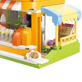 Đồ Chơi Lắp Ráp KEEPPLEY Lovely Street British Short Hair-Juice Shop Building Blocks K28017