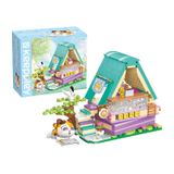 Đồ Chơi Lắp Ráp KEEPPLEY Lovely Street Calico Cat-Comic Book Store Building Blocks K28018