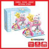 Đồ Chơi Lắp Ráp KEEPPLEY Lovely Street Orange Cat-Game House Building Blocks K28019