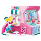 Đồ Chơi Lắp Ráp KEEPPLEY Lovely Street Orange Cat-Game House Building Blocks K28019