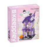 Đồ Chơi Lắp Ráp KEEPPLEY City Corner Halloween Chamber Building Blocks K28025