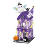 Đồ Chơi Lắp Ráp KEEPPLEY City Corner Halloween Chamber Building Blocks K28025
