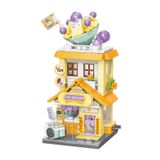 Đồ Chơi Lắp Ráp KEEPPLEY City Corner Taro Smoothie Shop Building Blocks K28026