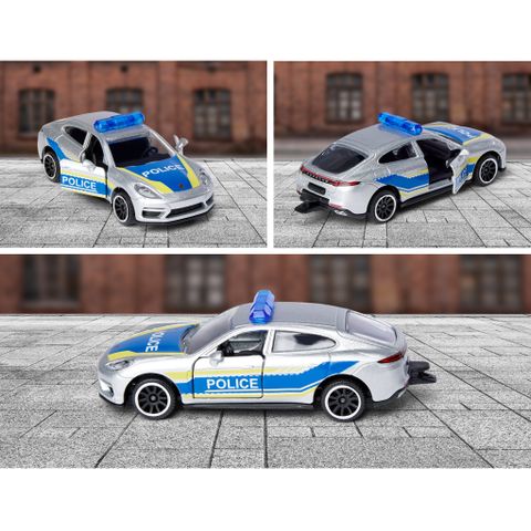 212050036 Bộ Đồ Chơi Xe Mô Hình Cảnh Sát MAJORETTE Creatix Police Station