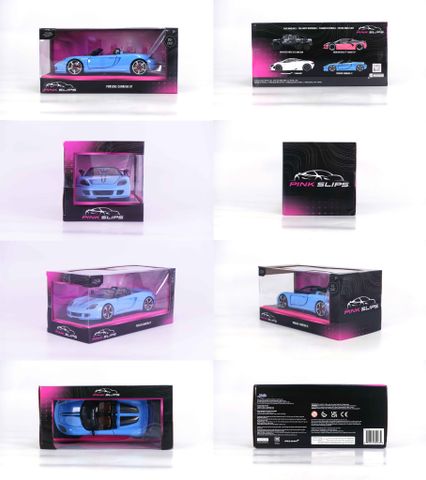 Đồ Chơi Xe Mô Hình JADA TOYS Pink Slips Porsche Carrera GT 1:24 Scale Diecast Model Cars Toys 35066