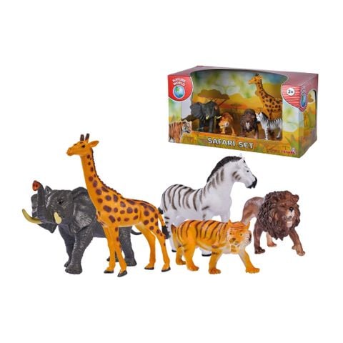 104322484 Bộ Đồ Chơi Động Vật Hoang Dã NATURE WORLD Safari Wild Animals Set