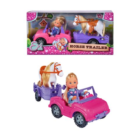 105737460 Đồ Chơi Búp Bê EVI LOVE Evi Horse Trailer