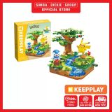 Đồ Chơi Lắp Ráp KEEPPLAY Pokemon Creek Bank Fruit Picking PIPLUP & PIKACHU K20244 Building Block - Simba Toys Vietnam