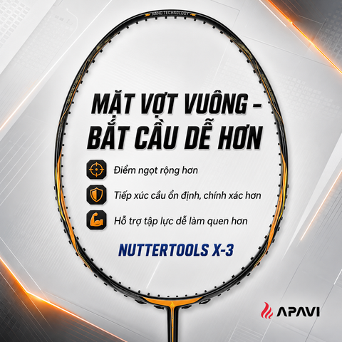 Vợt Tập Lực Cổ Tay APAVI Nuttertools X3